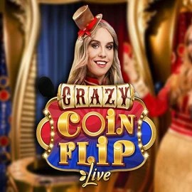 Crazy Coin Flip logo – Live Casino by Evolution at Psk Casino