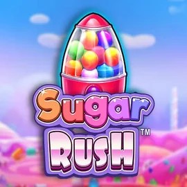 Sugar Rush logo by Pragmatic Play Psk Casino